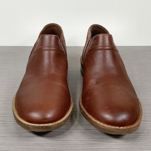 Clark's Camzin Slip On Bootie, Brown Leather, Womens Sizes 6.5 & 7 - Picture 2 of 9